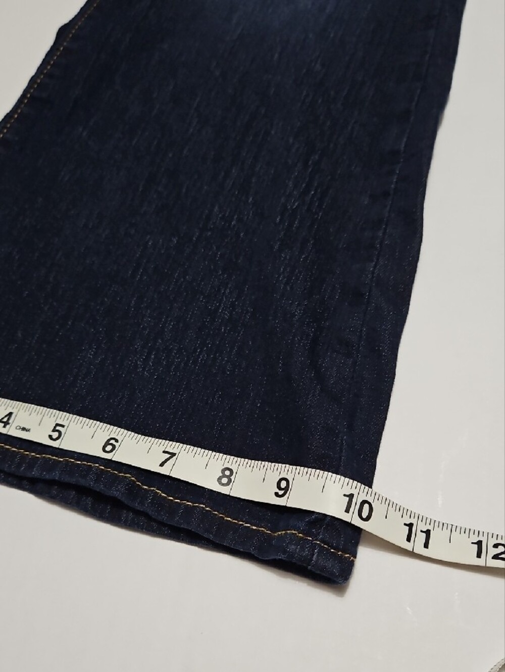 Levi's Dark Blue Mid Rise Bootcut Women's Stretch Jeans Size 20S 35x30 - Picture 10 of 13